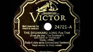 1934 HITS ARCHIVE: There Is A Tavern In The Town - Rudy Vallee (straight version)