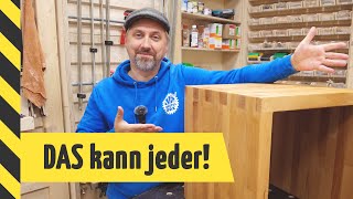 Fingerzinkenverbindung XXL · Extrem einfach umgesetzt! · DIY 😎
