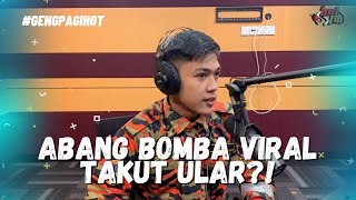 #GengPagiHot : Abang Bomba Viral Takut Ular?