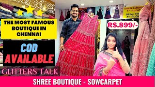 Party Dresses From rs.899😍 | Shree Boutique Sowcarpet | Sowcarpet Shopping | Glitters Talk | Vjshree