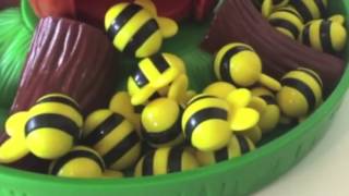 ♥Family Fun Game for kids Honey Bee Tree Egg Surprise Toys Transformer Ryan ToysReview
