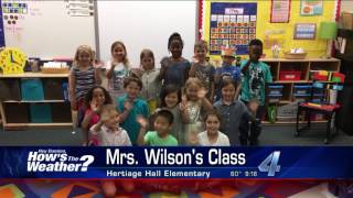 Mrs. Wilson's Kindergarten Class Heritage Hall Elementary School