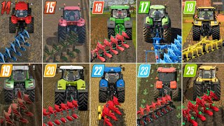 Fs14 vs Fs15 vs Fs16 vs Fs17 vs Fs18 vs Fs19 vs Fs20 vs Fs22 vs Fs23 vs Fs25 | Plows | Timelapse |