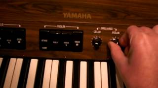 Yamaha SS30 string synthesizer Ultravox Reap the Wild Wind demo