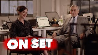 The Intern: Behind the Scenes Movie Broll - Robert De Niro, Anne Hathaway | ScreenSlam