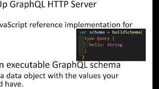 Implementing NodeJS GraphQL API