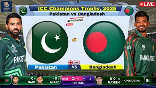 Live Pakistan Vs Bangladesh Live - 9th Match, Group A | PAK vs BAN Live Cricket Match Today #cricket