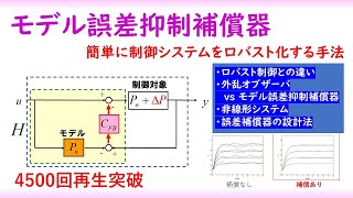 ロバスト制御（モデル誤差抑制補償器によるロバスト化）