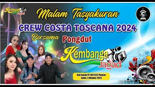 LIVE KEMBANGE JAGAD PONGDUT CAMPURSARI ACARA  TASYAKURANCREW COSTA TOSCANA  2024 PLANJAN 5 OKTOBER