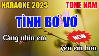 Tình Bơ Vơ Karaoke Tone Nam ( E ) Đăng Khôi Karaoke - Beat 2023