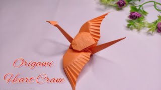 Origami Heart Crane | Best valentine's gift for Origami lovers