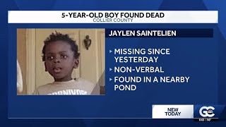 Missing nonverbal 5-year-old found dead in pond