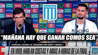 🚨LAS PALABRAS DE GUSTAVO COSTAS Y ARIAS PREVIAS A LA FINAL DE LA SUDAMERICANA