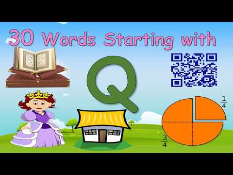 What is a verb that starts with Q?