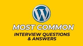 Wordpress Interview Questions and Answers for 2026