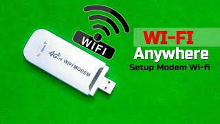 4G USB Wifi Modem Setup, Change USB Modem Wifi Name and Password using Mobile, Modem wifi setup