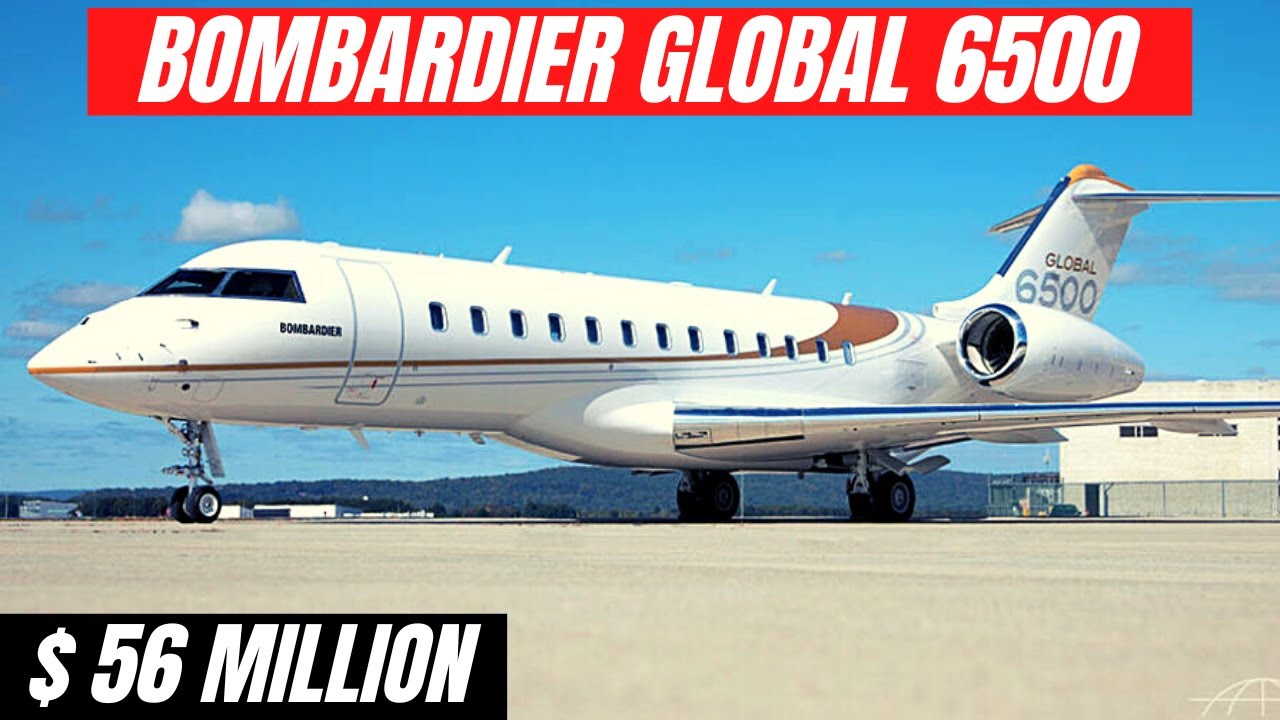 All About $54 Million Bombardier Global 6500 Private Jet. - YouTube