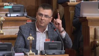 Miloš Parandilović demontira SNS kriminalnu organizaciju ...  Muk u skupštini !!! #novolicesrbije