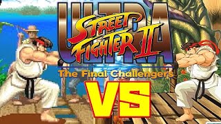 【比較】ウルトラストリートファイターII 、新グラフィックとドット絵、どっちが好き？(Ultra Street Fighter II Side by Side Comparison)