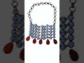 iconic dannijo medine turquoise glass drop necklace – celebrity favorite statement piece