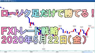 【FX】2020年5月22日（金）トレード戦略　年間1,500pips稼ぐプロトレーダーの思考法