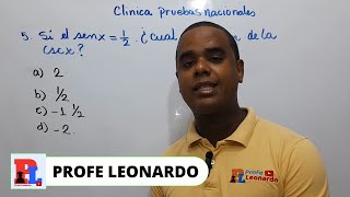 CLÍNICA DE MATEMÁTICA | PRUEBAS NACIONALES 2da CONVOCATORIA EJERCICIO DE RAZONES TRIGONOMÉTRICAS