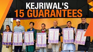 Kejriwal Accuses BJP of Poisoning Yamuna Water | Kejriwal's 15 Guarantees for Delhi | Delhi Election