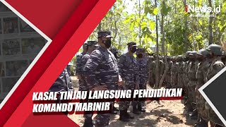 Kasal Tinjau Langsung Pendidikan Komando Marinir di Puslatpurmar 5 Baluran Situbondo