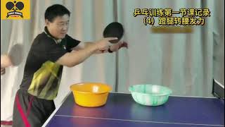 乒乓球教学之正手攻球分解动作 | Breakdown of the Forehand Attack Motion in Table Tennis Teaching