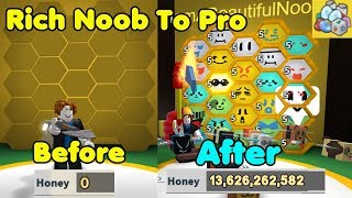 Noob Disguise Trolling With 4 Secret Pets Noob Thief Bubble Gum - rich noob vs bee swarm simulator 2 noo