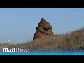 'This was intended to be a periwinkle': Artist defends £6,000 giant sculpture unveiled in Medmerry