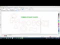 Corel Draw Tips & Tricks Common or Basic Shape more info