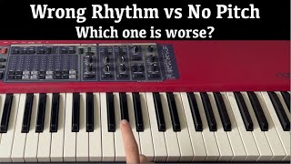Proof that Rhythm is more important than Pitch