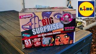 Weco Big Surprise Batterie | 19,99€ LIDL | Feuerwerk