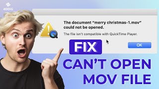This File isn't Compatible with QuickTime Player? Solve QuickTime Player Can't Open MOV Files 2024