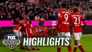Thiago puts Bayern Munich in front against RB Leipzig | 2016-17 Bundesliga Highlights