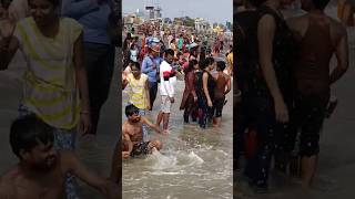 digha- 🏖 এই অস্বস্তিকর গরমে 🥵বাঁচতে কি করবেন দেখুন 😲 #shots #vairal #beach #trending #youtubeshorts