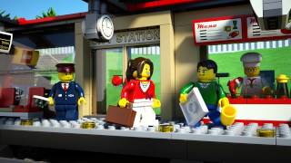 Smyths Toys - LEGO City Train Station 60050