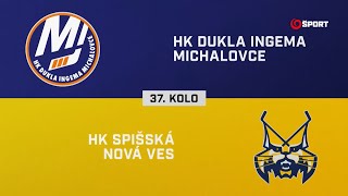 37. kolo: HK Dukla Ingema Michalovce – HK Spišská Nová Ves 3:4 pp (HIGHLIGHTY)