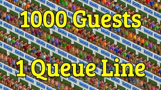 1000 Guests, 1 Queue Line