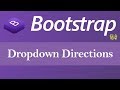 Dropdown Directions in Bootstrap (Hindi)
