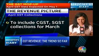 April GST Data Expected On May 1