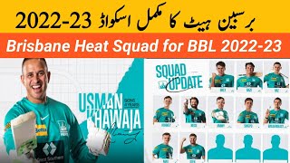 Brisbane Heat Squad 2022-23 | Big Bash League 2022-23 squads | BBL 12 All Team Squad so far