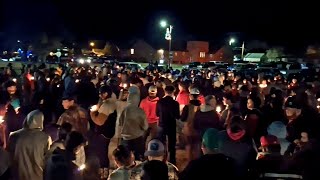 Candlelight Vigil For William Remick at La Junta City Park on Monday, December 23, 2024