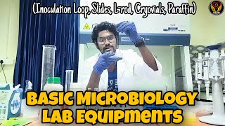 Basic Lab Equipments | Inoculation Loop, Slides, L-rod, Cryovials, Paraffin | Tamil | ThiNK Biology