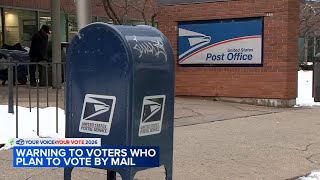US Postal Service changes could delay mail-in ballots for upcoming Illinois primary election