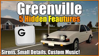 5 HIDDEN FEATURES In Greenville Wisconsin Revamp - Greenville Wisconsin Roblox - Blubber - Secrets