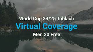 Toblach, Tour de Ski 2024/2025 – Men 20 km Free – Detailed Virtual Coverage