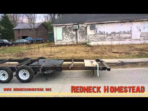 Converting a Camper to A Trailer for the Harbor Freight Sawmill | Redneck Homestead Converting a Camper to A Trailer for the Harbor Freight Sawmill | Redneck Homestead