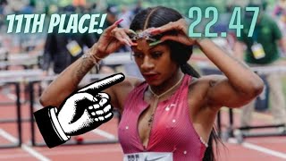 Sha’Carri Richardson Gets Her Back Blown In The 200m! | USATF Championships